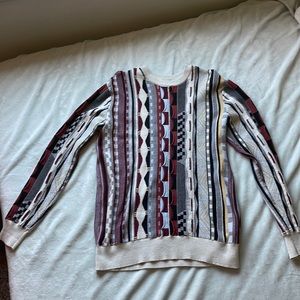 Men's boho sweater, Size S, vintage pacsun, barely worn
